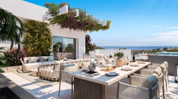 Penthouse w Casares Costa, przy granicy z Esteponą - zdjęcie 6
