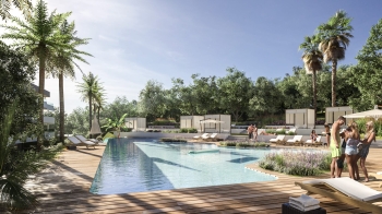 Nowoczesny apartament w pobliżu pól golfowych i plaż w Sotogrande, duży taras - zdjęcie 5