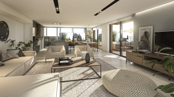 Nowoczesny apartament w pobliżu pól golfowych i plaż w Sotogrande, duży taras - zdjęcie 8