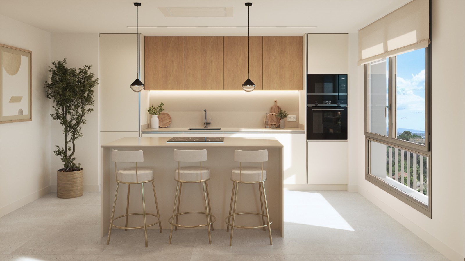 Nowoczesny apartament z przestronnym tarasem w Estepona 1714