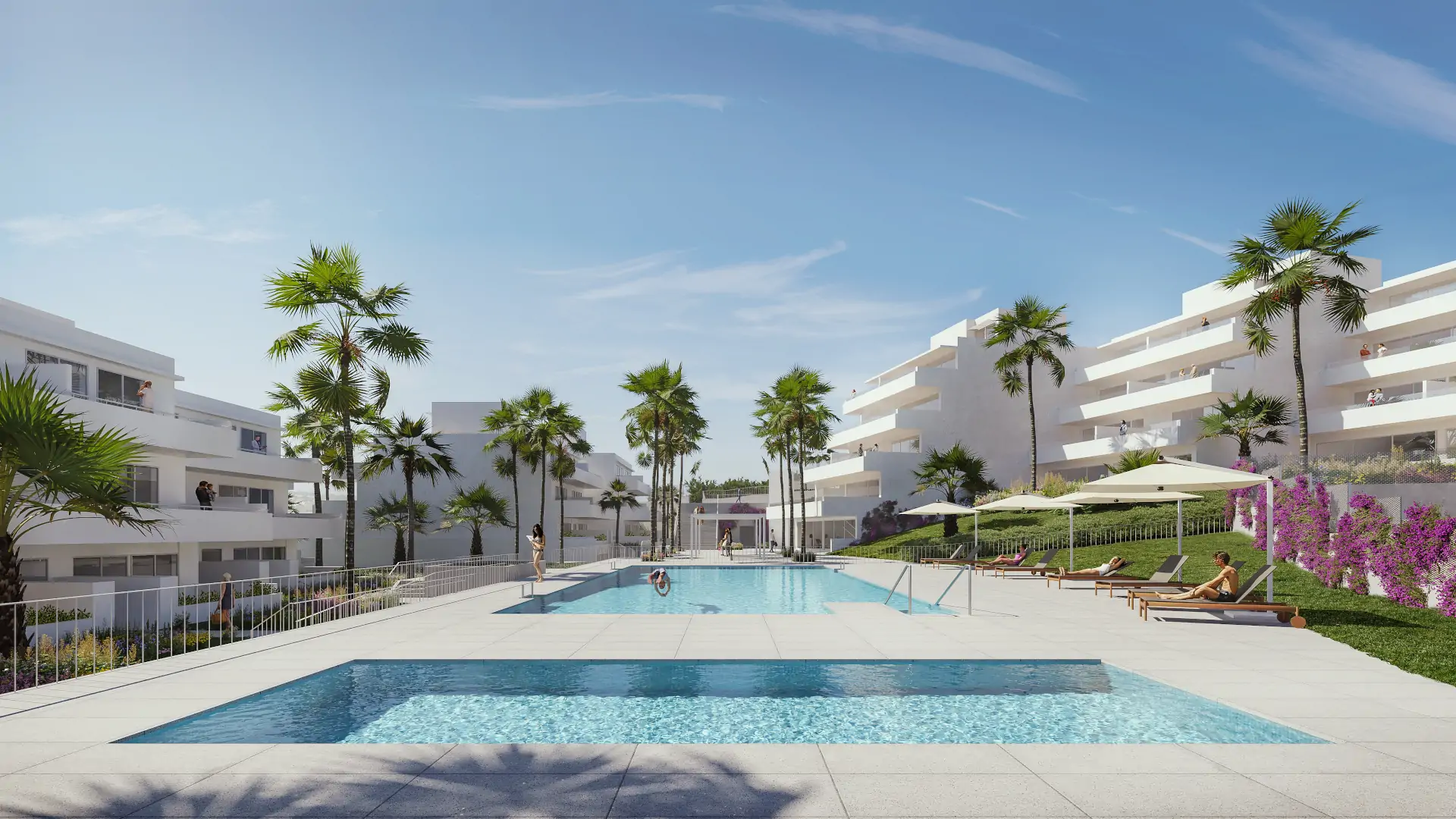 Penthouse w pobliżu centrum Estepony, z widokiem na morze i w sąsiedztwie pól golfowych 1605