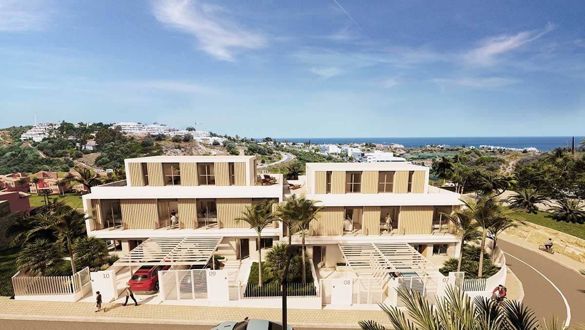 Komfortowy dom szeregowy z prywatnym ogrodem i solarium – Estepona Zachodnia